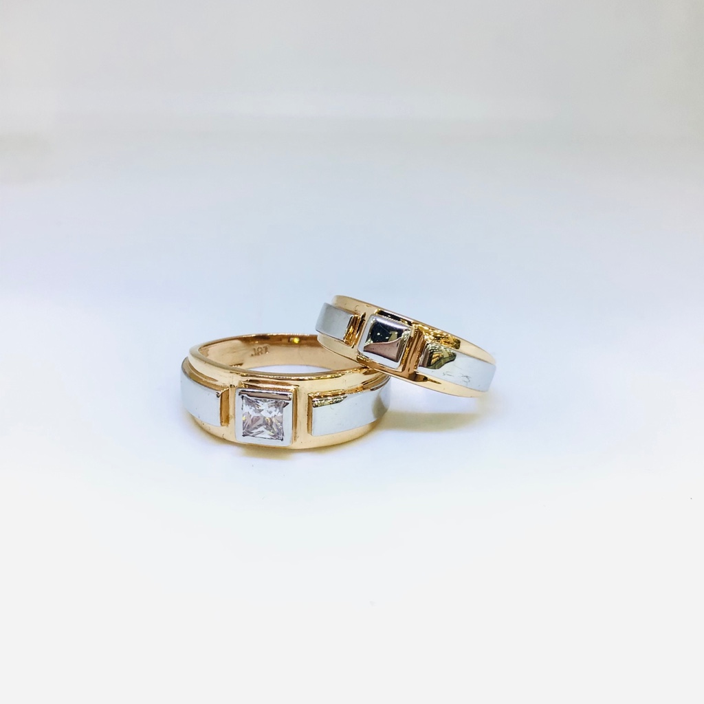 DESIGNING FANCY ROSE GOLD COUPLE RINGS
