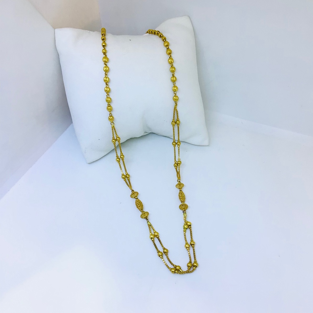 DESIGNING FANCY ANTIQUE GOLD MALA FOR LADIES