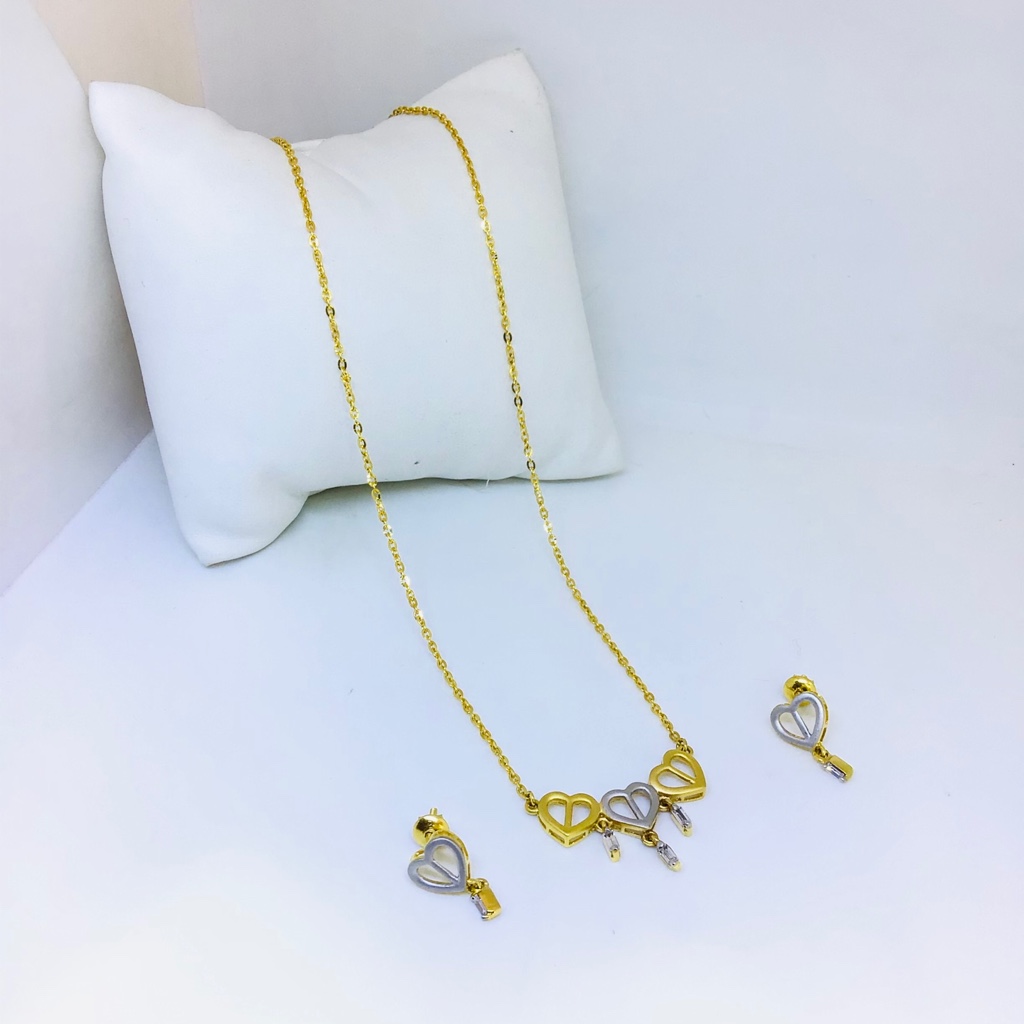 HEART DESIGNED FANCY GOLD SET