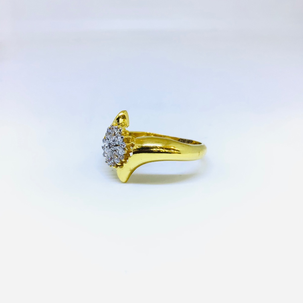 BRANDED FANCY GOLD HOLLOW RING - Image 3
