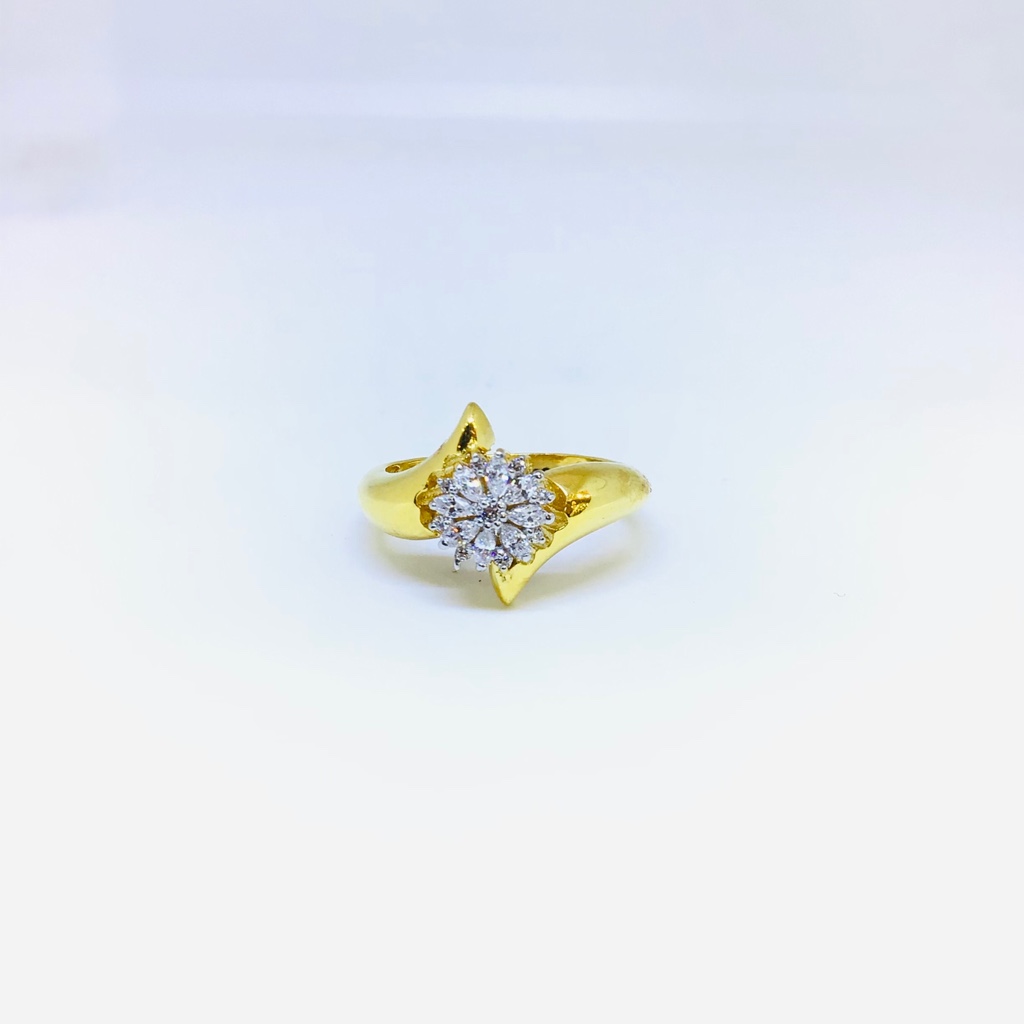 BRANDED FANCY GOLD HOLLOW RING