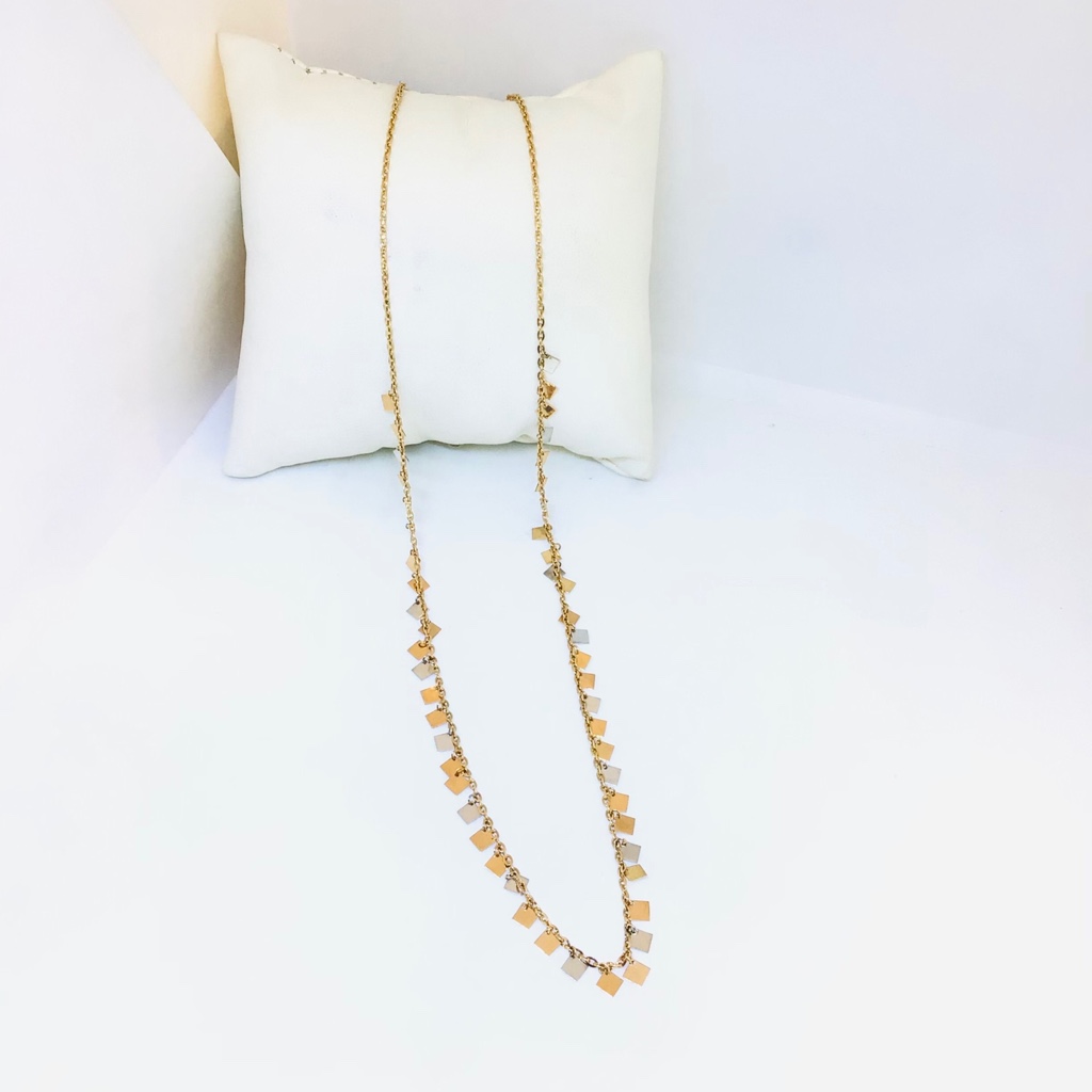 BRANDED FANCY ROSE GOLD CHAIN