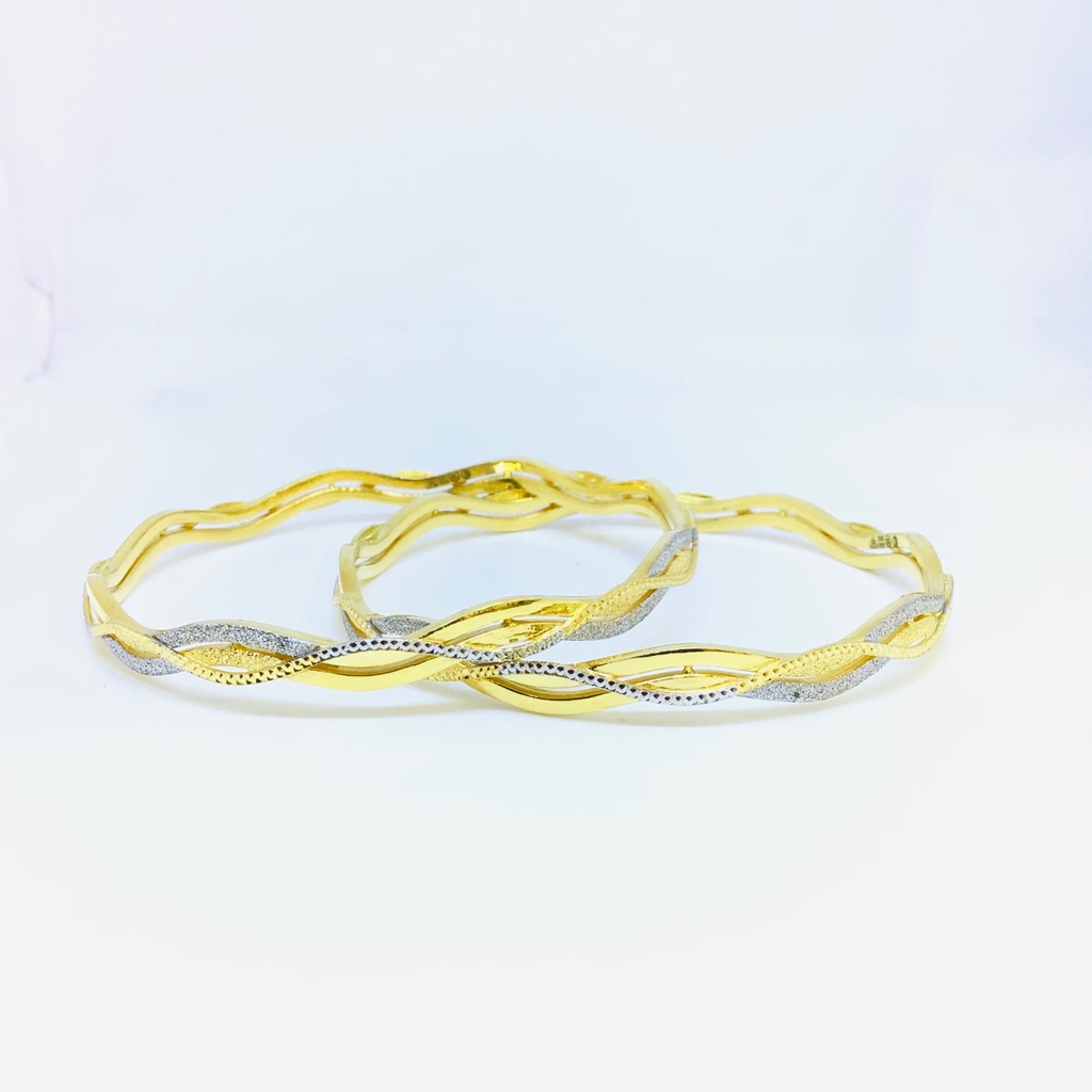 DESIGNED FANCY GOLD COPPER BANGLES - Image 2