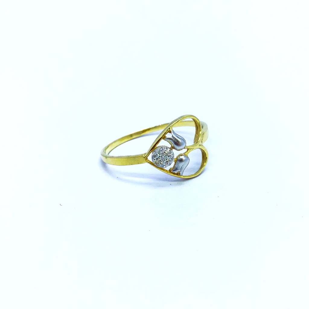 REAL DIAMOND FANCY HEART SHAPE RING - Image 3