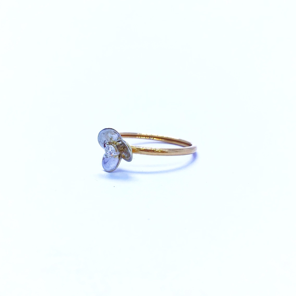 DESIGNING REAL DIAMOND FANCY ROSE DIAMOND RING - Image 3