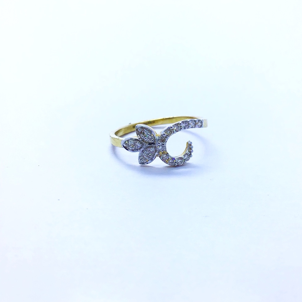 REAL DIAMOND FANCY FLOWER RING