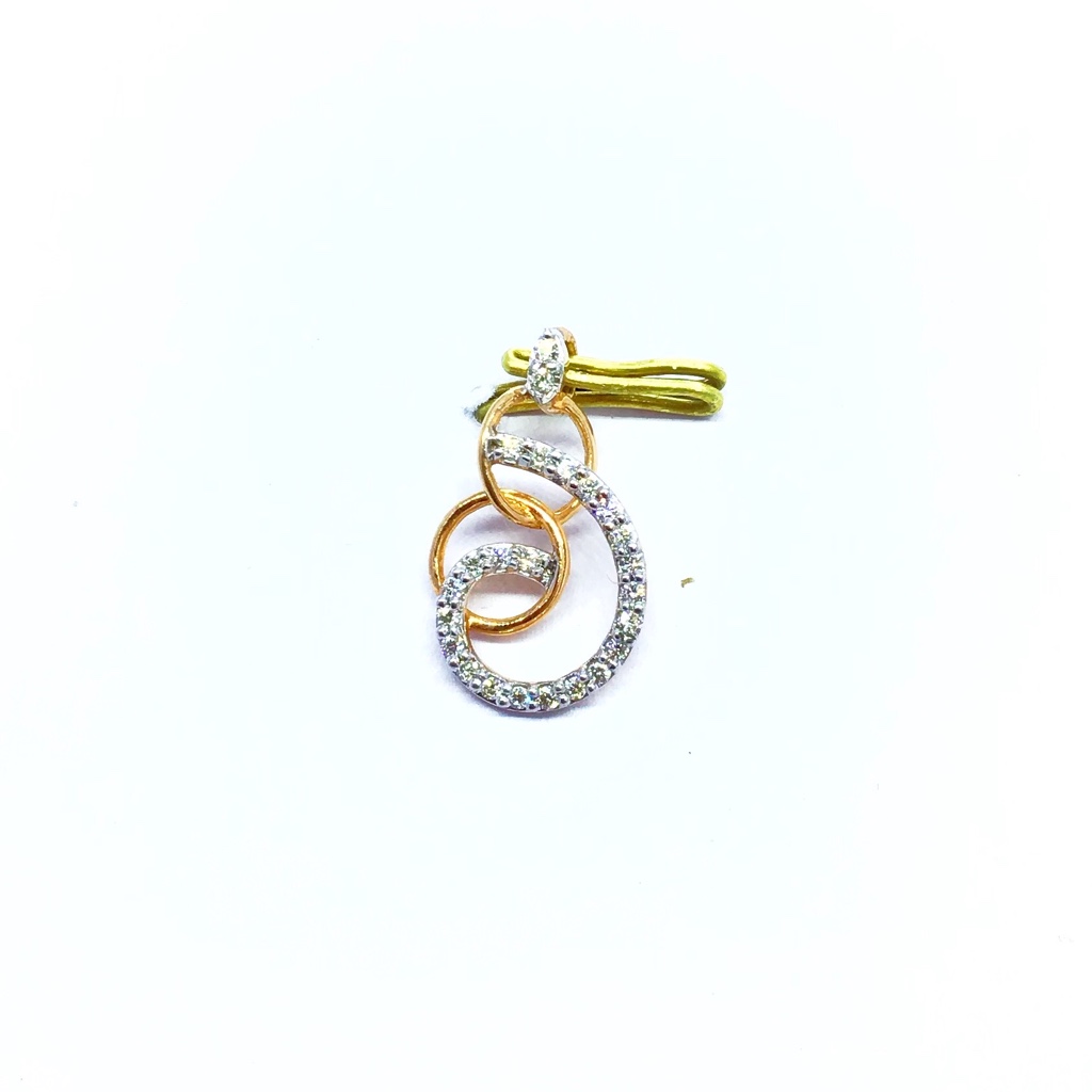 REAL DIAMOND FANCY ROSE GOLD PENDANT