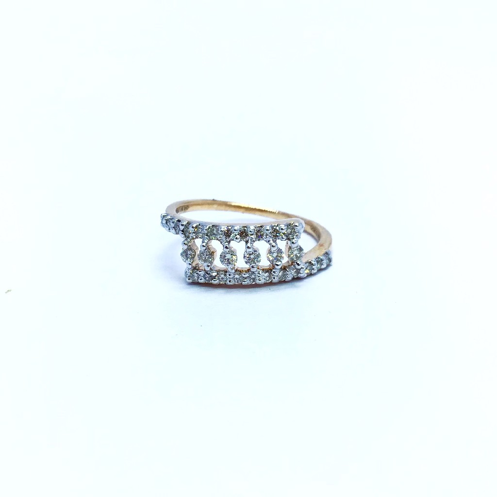 ROSE GOLD REAL DIAMOND FANCY RING