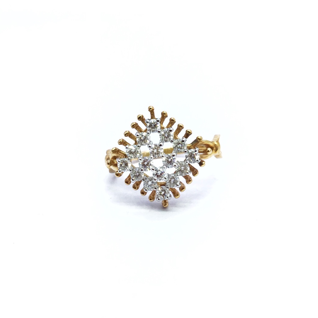 DESIGNING FANCY REAL DIAMOND RING