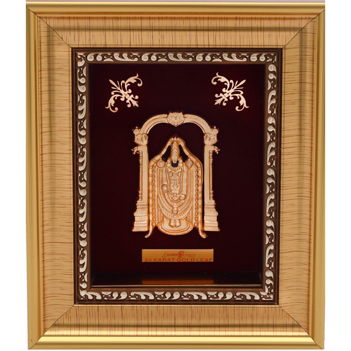 999 GOLD TIRUPATI BALAJI FRAME