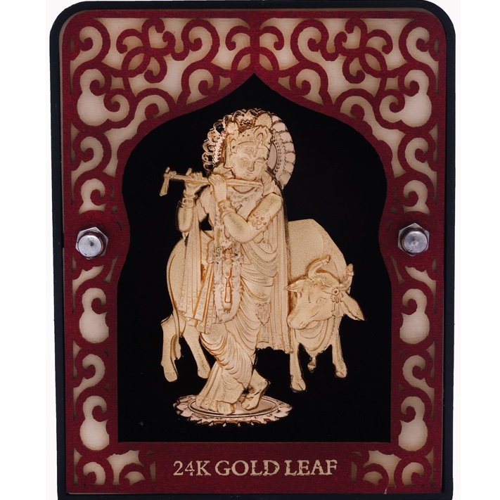 999 GOLD KRISHNA FRAME