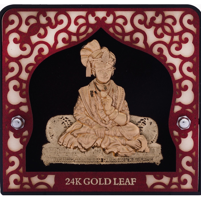 999 GOLD SWAMINARAYAN FRAME