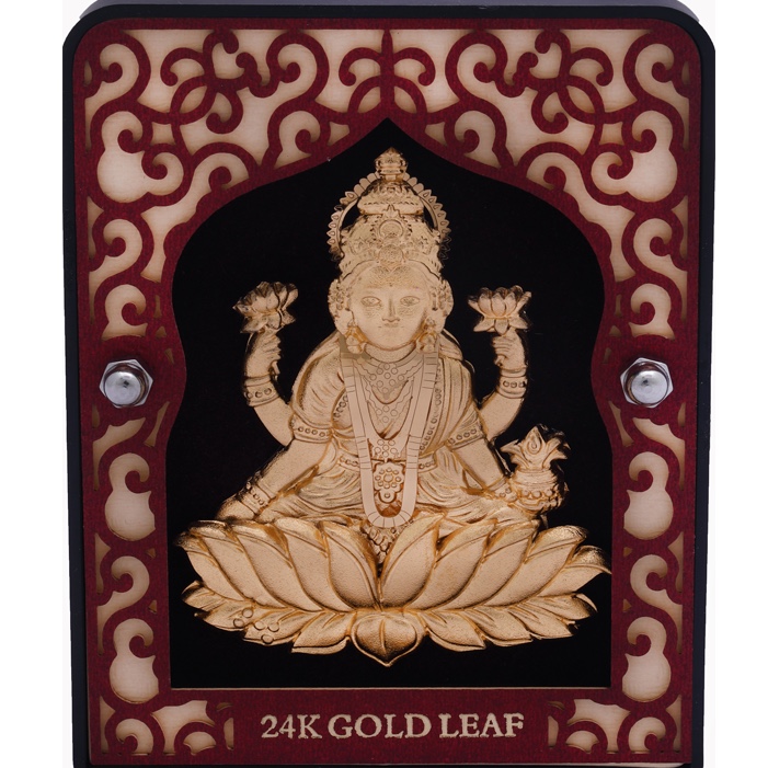 LAKSHAMI MATAJI 999 GOLD FRAME