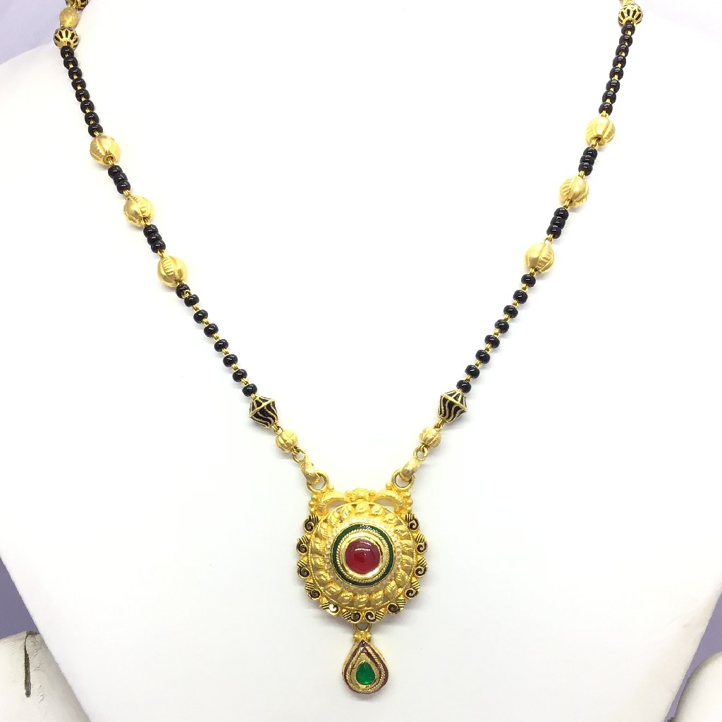 DESIGNING ANTIQUE FANCY GOLD MANGALSUTRA