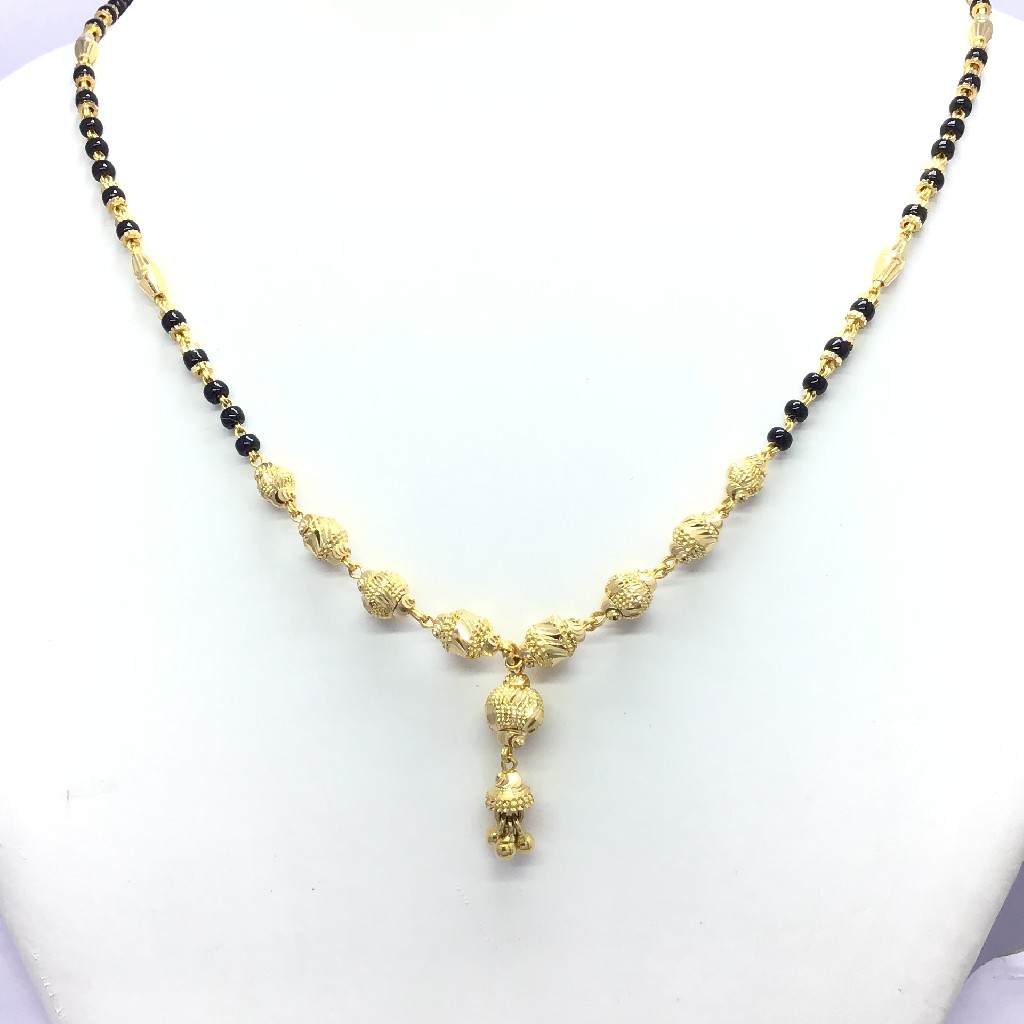 DESIGNING FANCY GOLD VERTICAL MANGALSUTRA