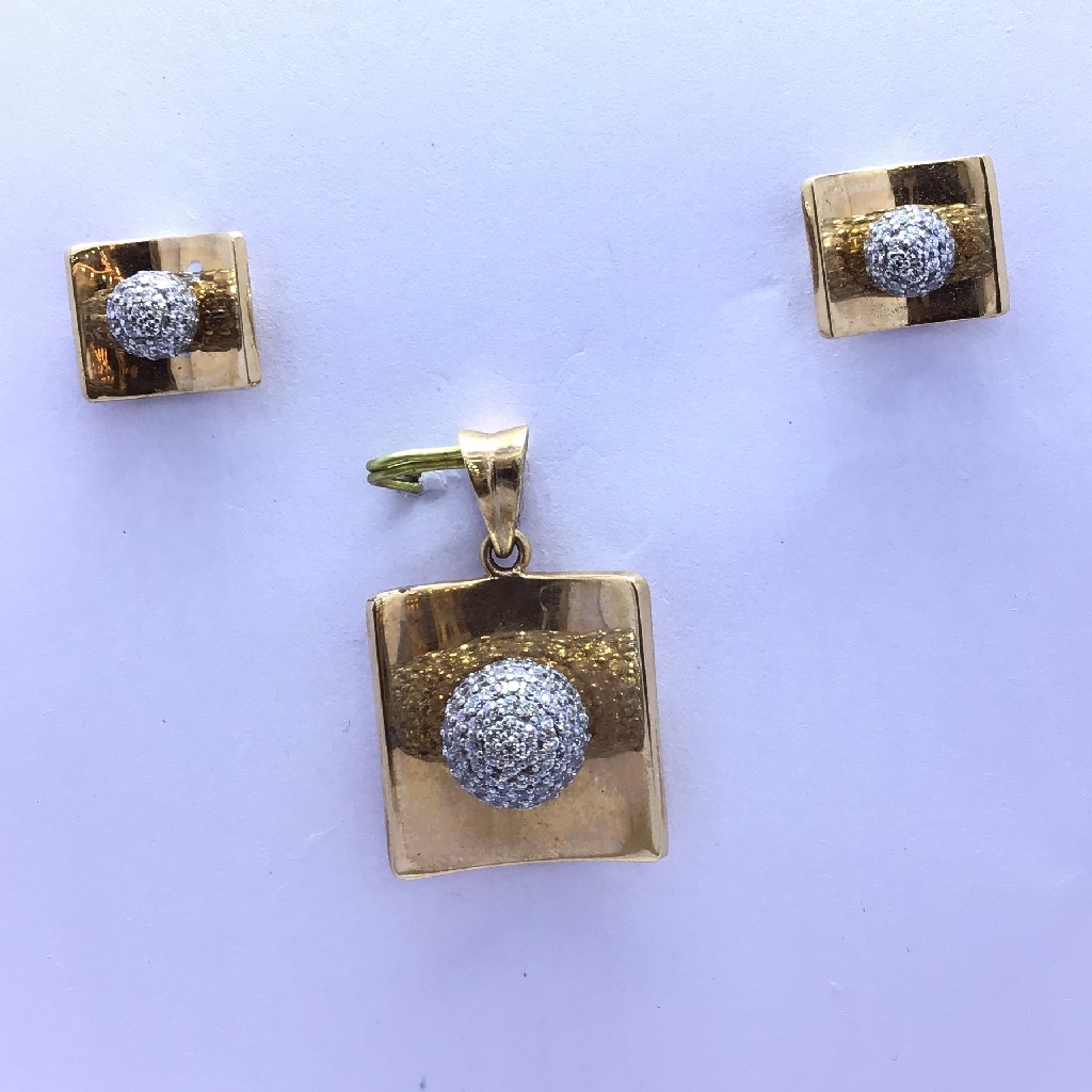 ROSE GOLD FANCY PENDANT SET
