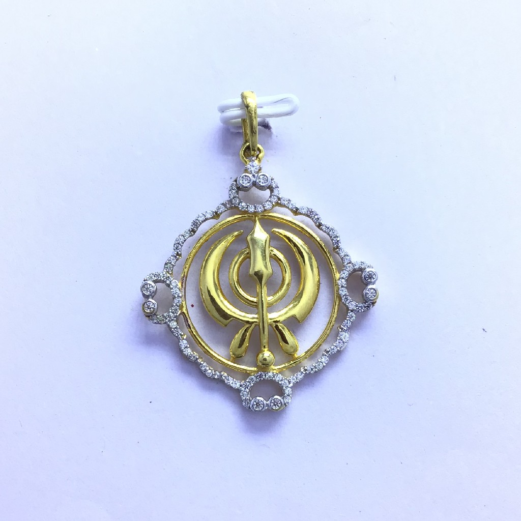 SIKHISM FANCY GOLD PENDANT
