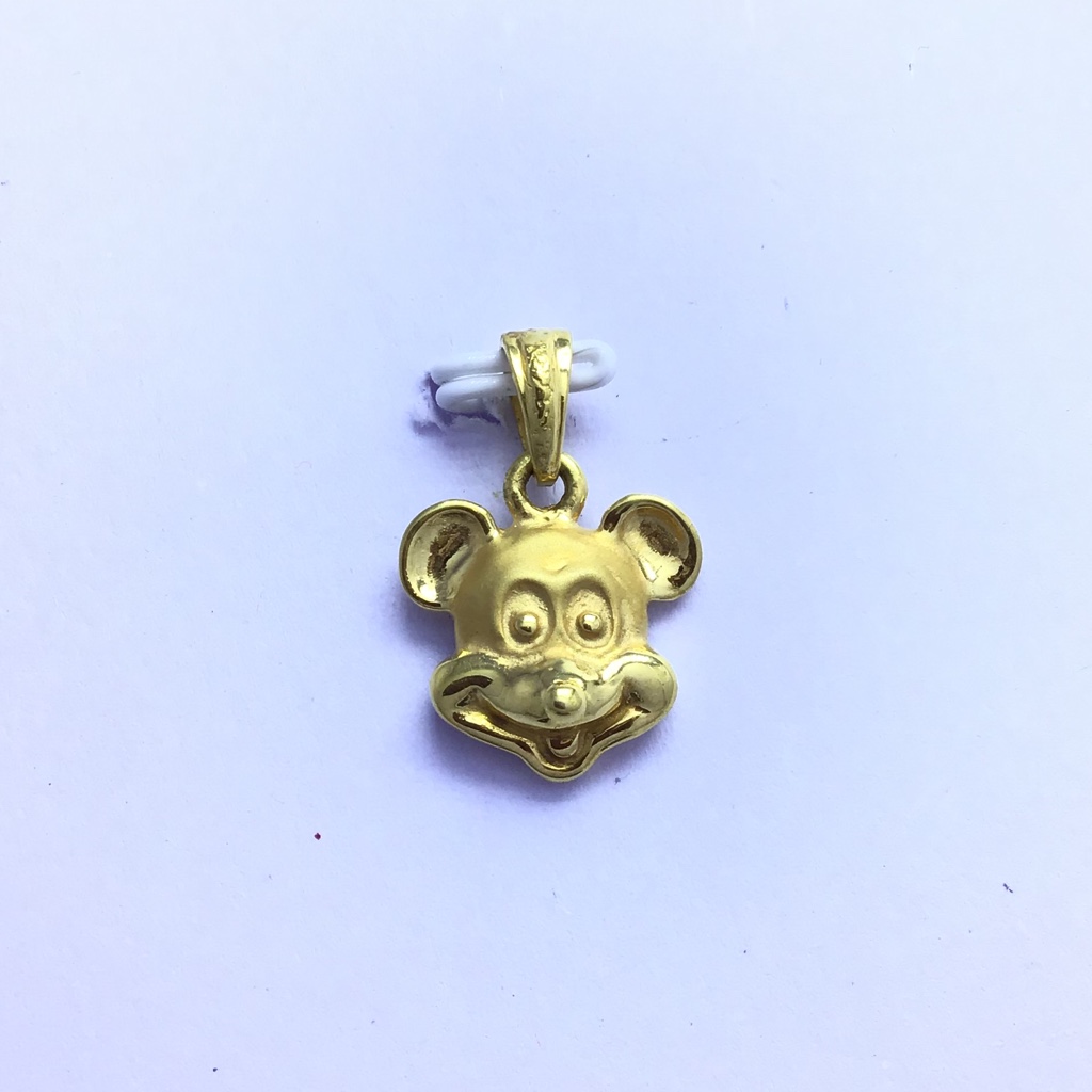 MICKY MOUSE FANCY GOLD PENDANT