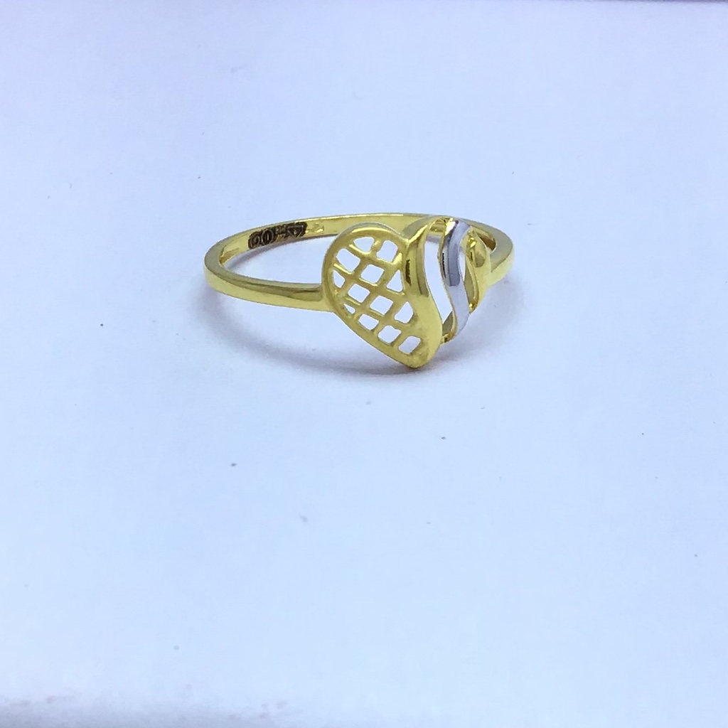 designing heart fancy gold ladies ring - Image 3