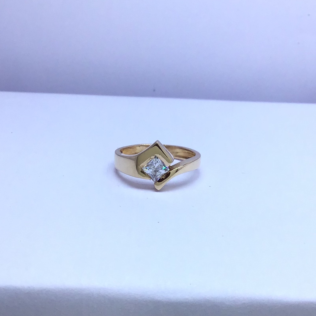 rose gold fancy ladies ring