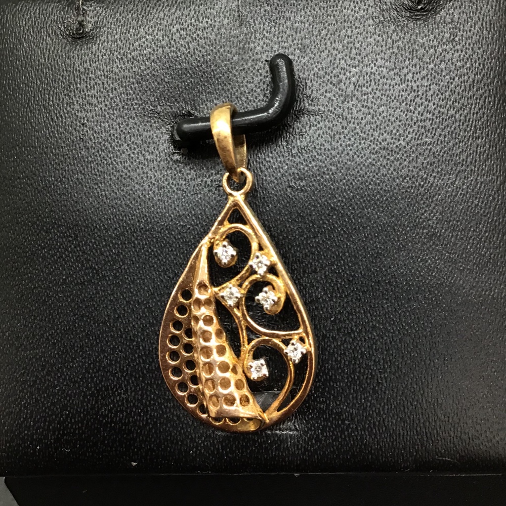 Real diamond fancy pendant set - Image 3