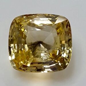 11.86ct cushion yellow yellow-sapphire-pukhraj