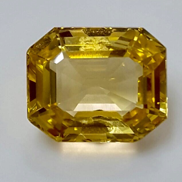 12.50ct octagonal yellow yellow-sapphire-pukhraj