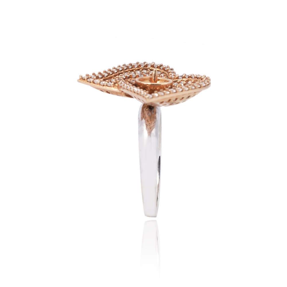 916 Gold Modern Design Diamond Ring - Image 2