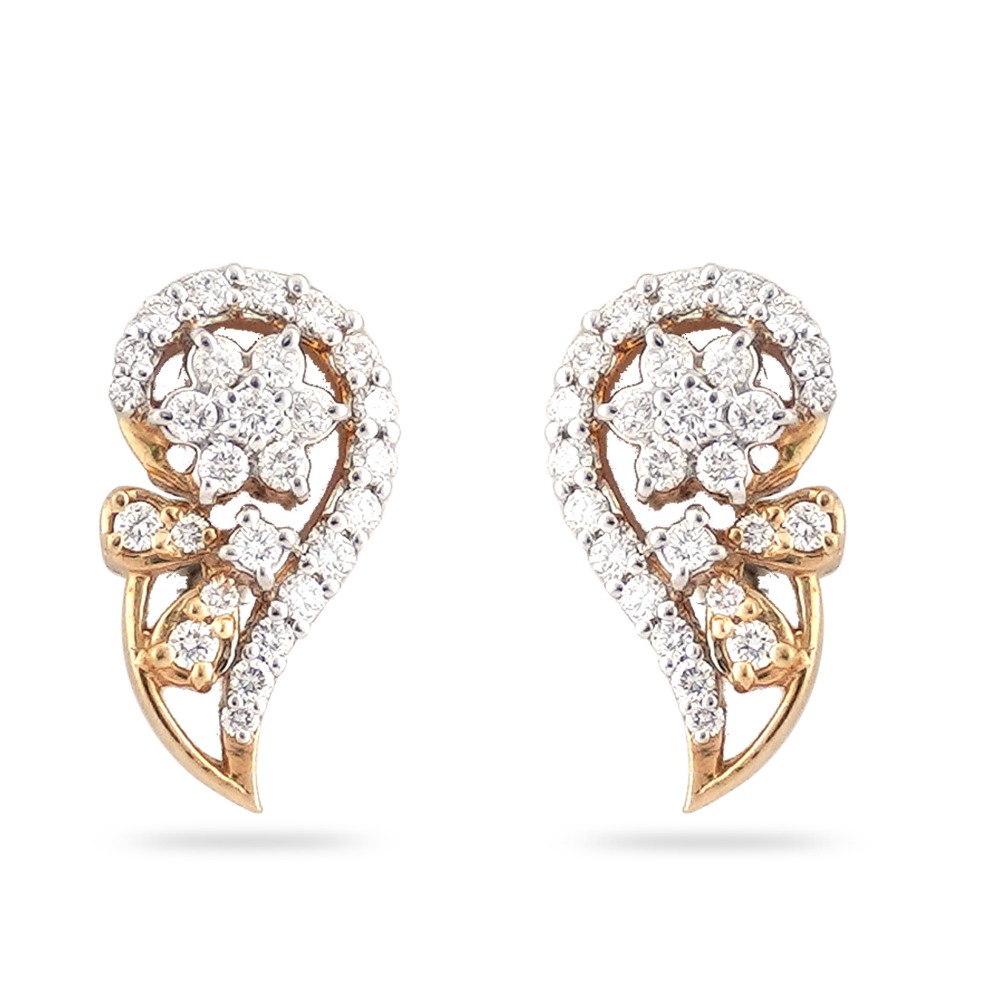 Gold Diamond New Stylish Design Earring