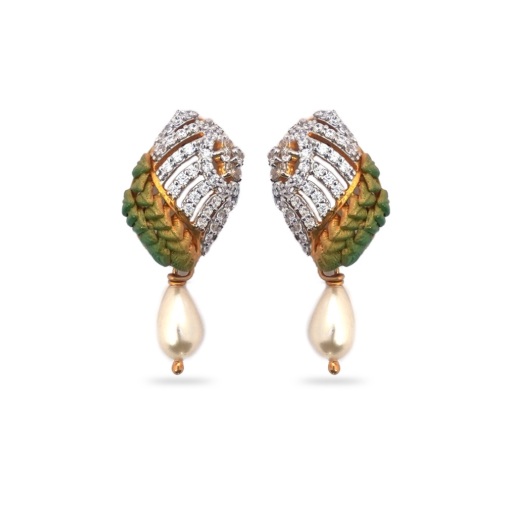 916 Gold Diamond Pendant Set - Image 3
