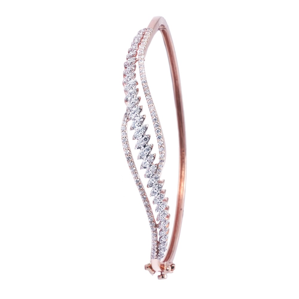 916 Gold Fancy Diamond Bracelet