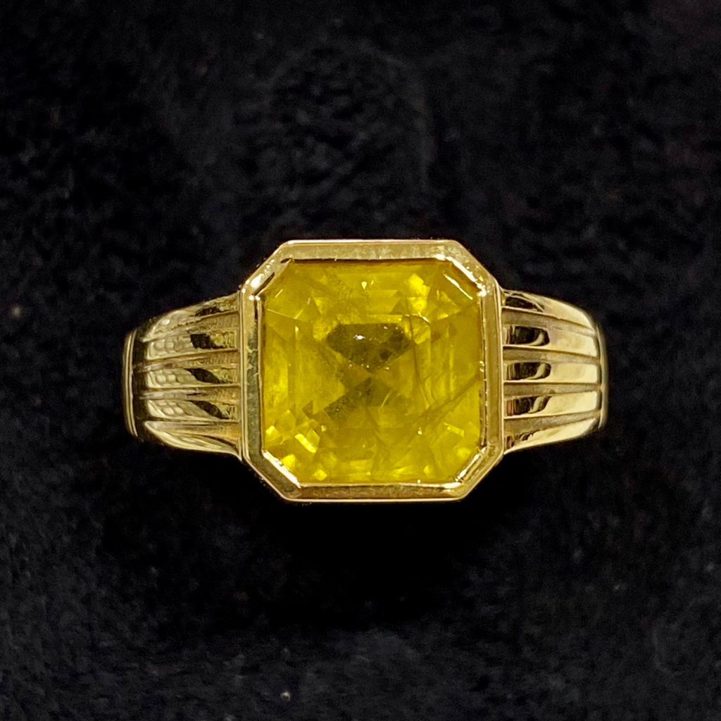 Yellow Sapphire Ring
