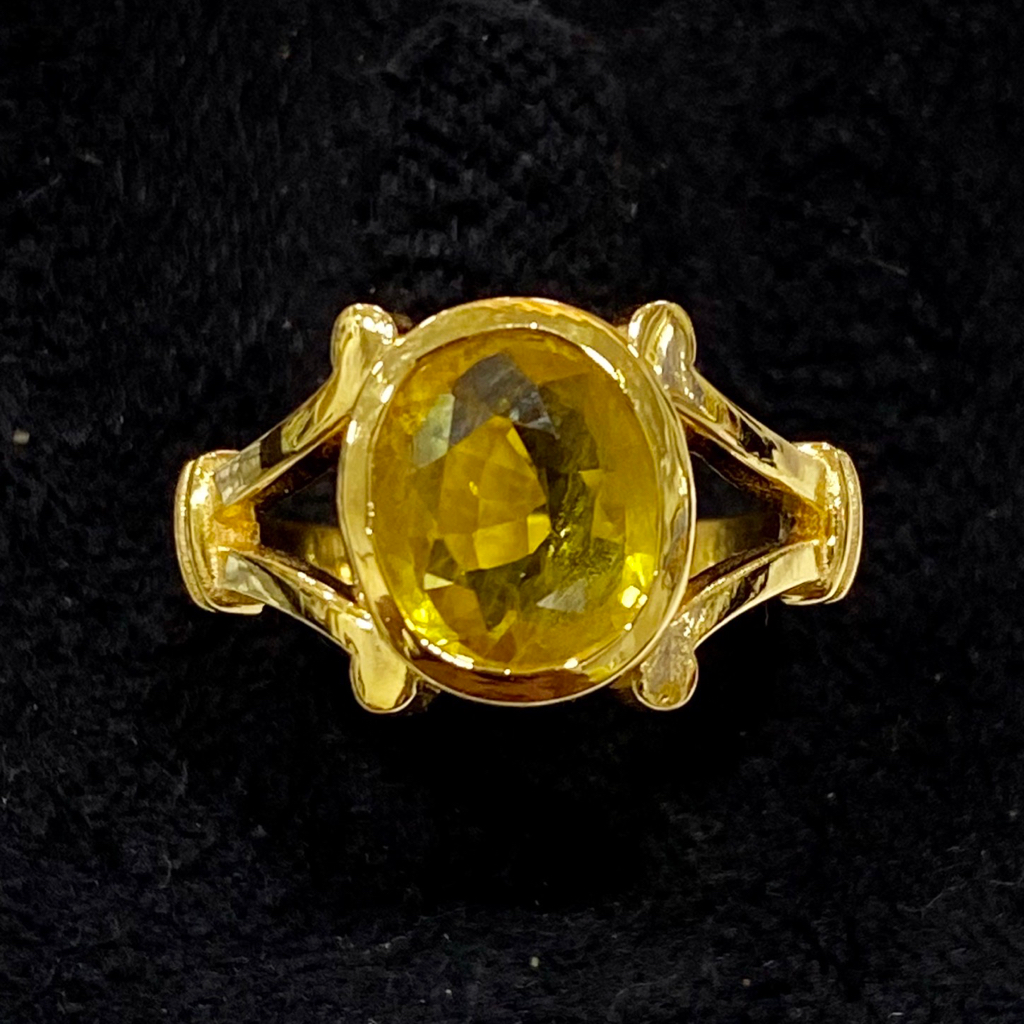 Yellow Sapphire Ring
