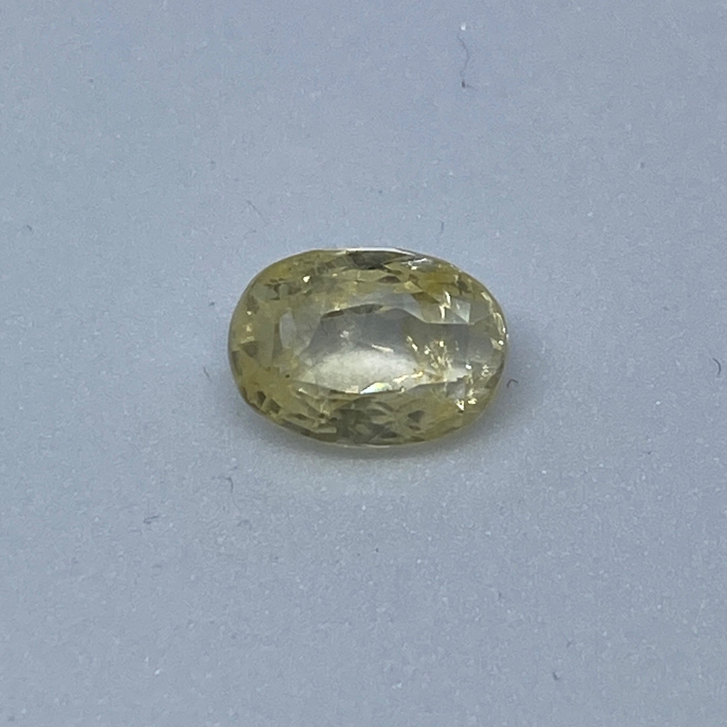 3.84ct oval yellow yellow-sapphire-pukhraj