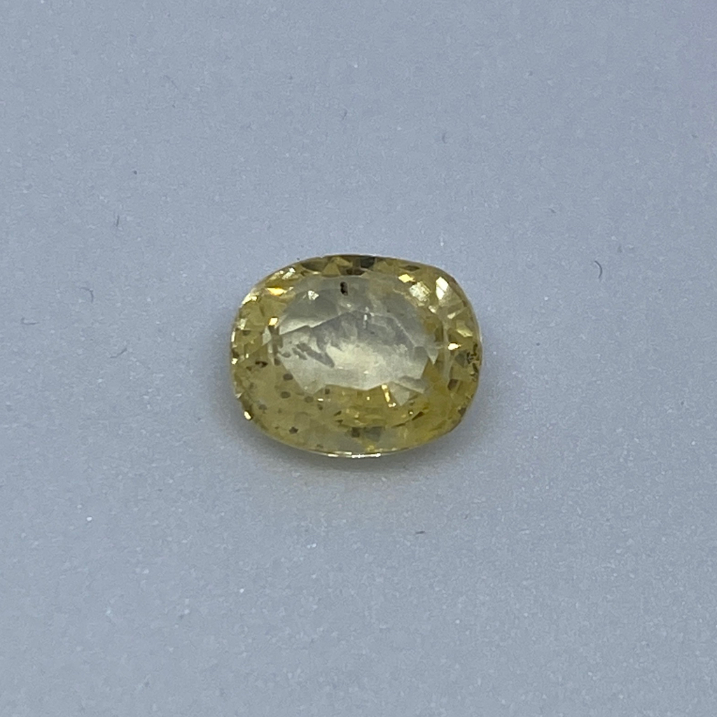 3.81ct oval yellow yellow-sapphire-pukhraj
