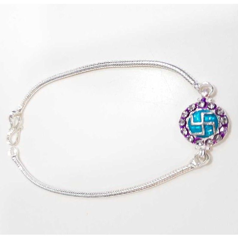 Silver Designer Rakhi