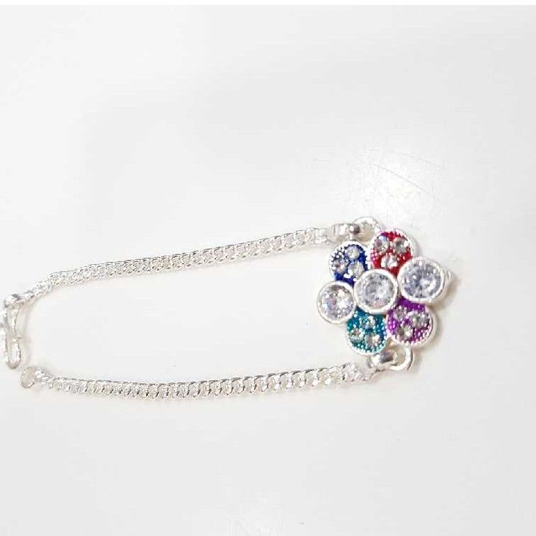 Fancy Silver Rakhi