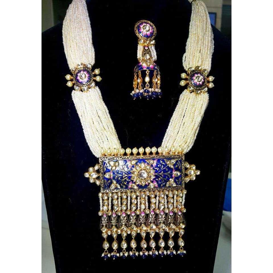 22kt Antique Gold Jadtar Set