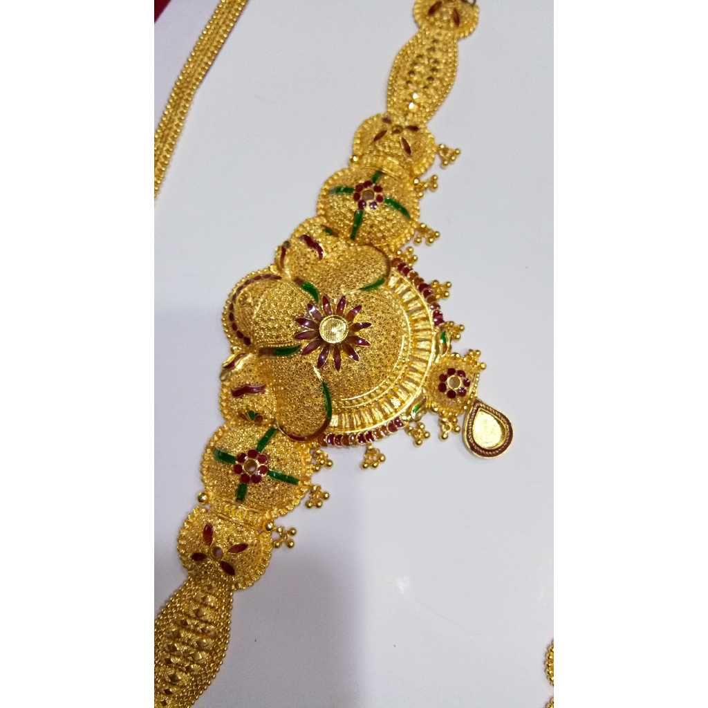 Modern 22KT  Gold Waist Belt For Ladies