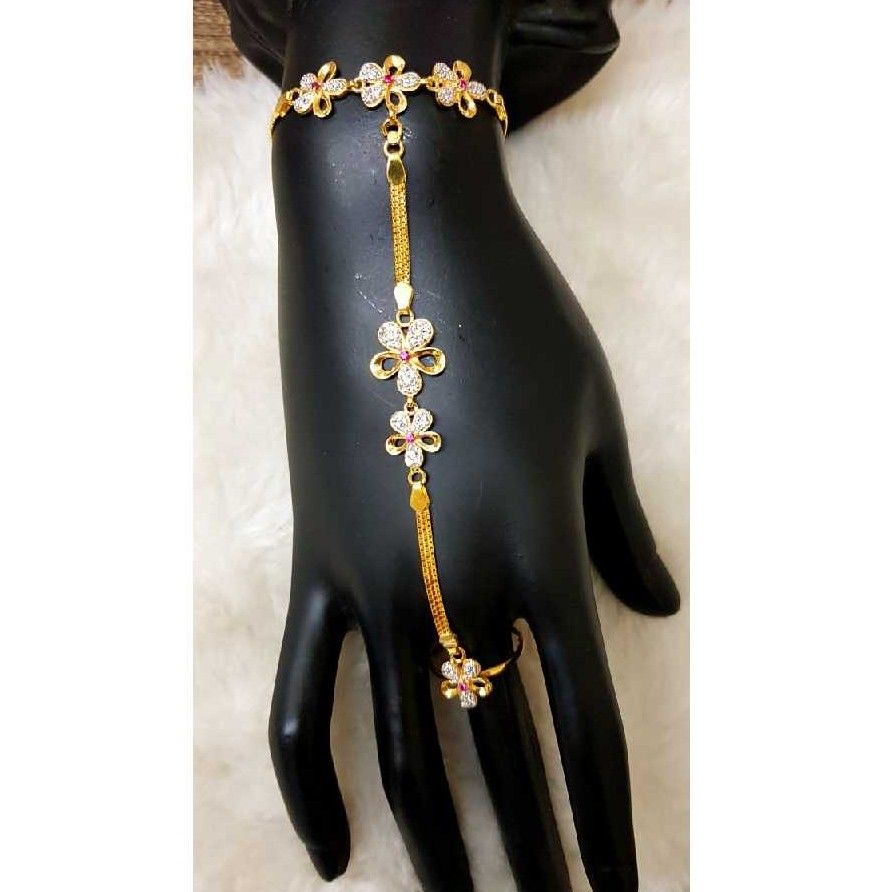 Flower Shape 916 Gold Pocha