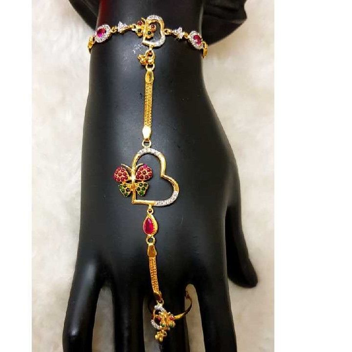 Heart Shape 916 Gold Ladies Pocha