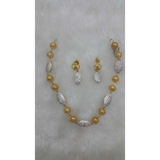 Antique 916 Gold Necklace Set