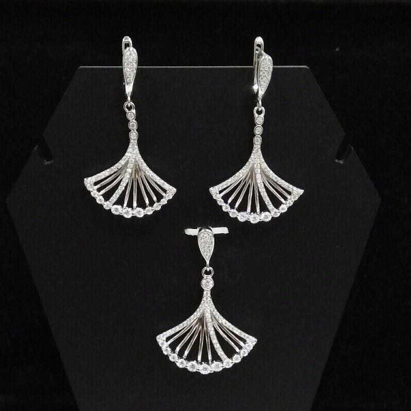 925 Silver Designer Ladies Pendent Set