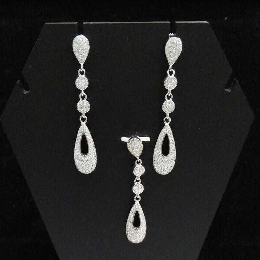 925 Silver Attractive Pendant Set
