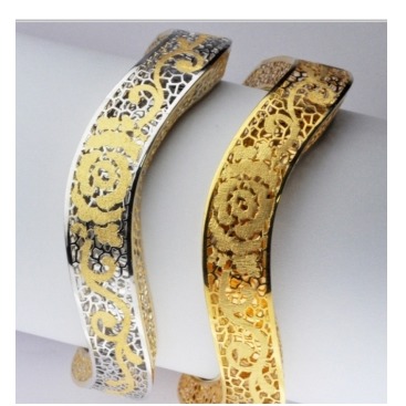 CNC Machine Cut 916 Gold Ladies Bangles