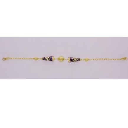 916 Gold Fancy Bracelet For Ladies