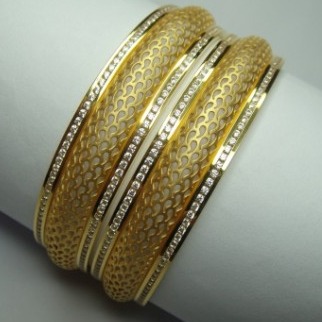 Trendy 916 Yellow Gold Bangles