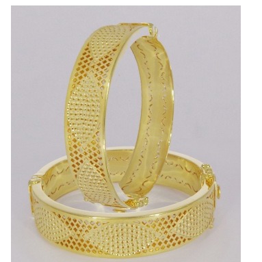 916 GOLD CNC TRADITIONAL OPENABLE BANGLE
