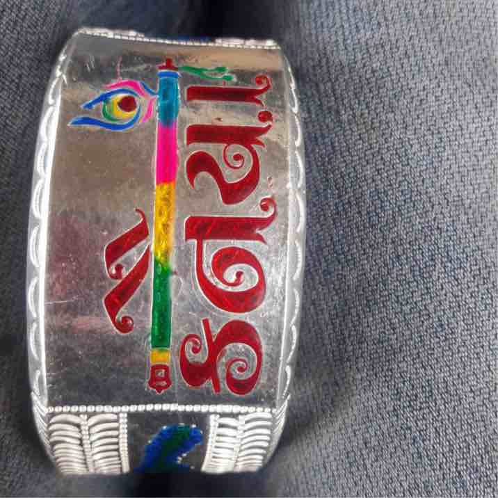 Silver Fancy Bharwadi kada