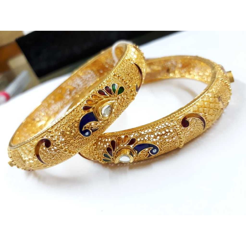 22k Gold Classic Bangles